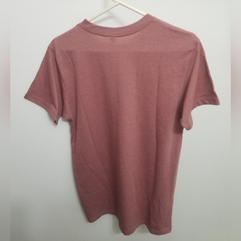 NWOT beachy religious cotton-poly blend t-shirt - Picture 6 of 6